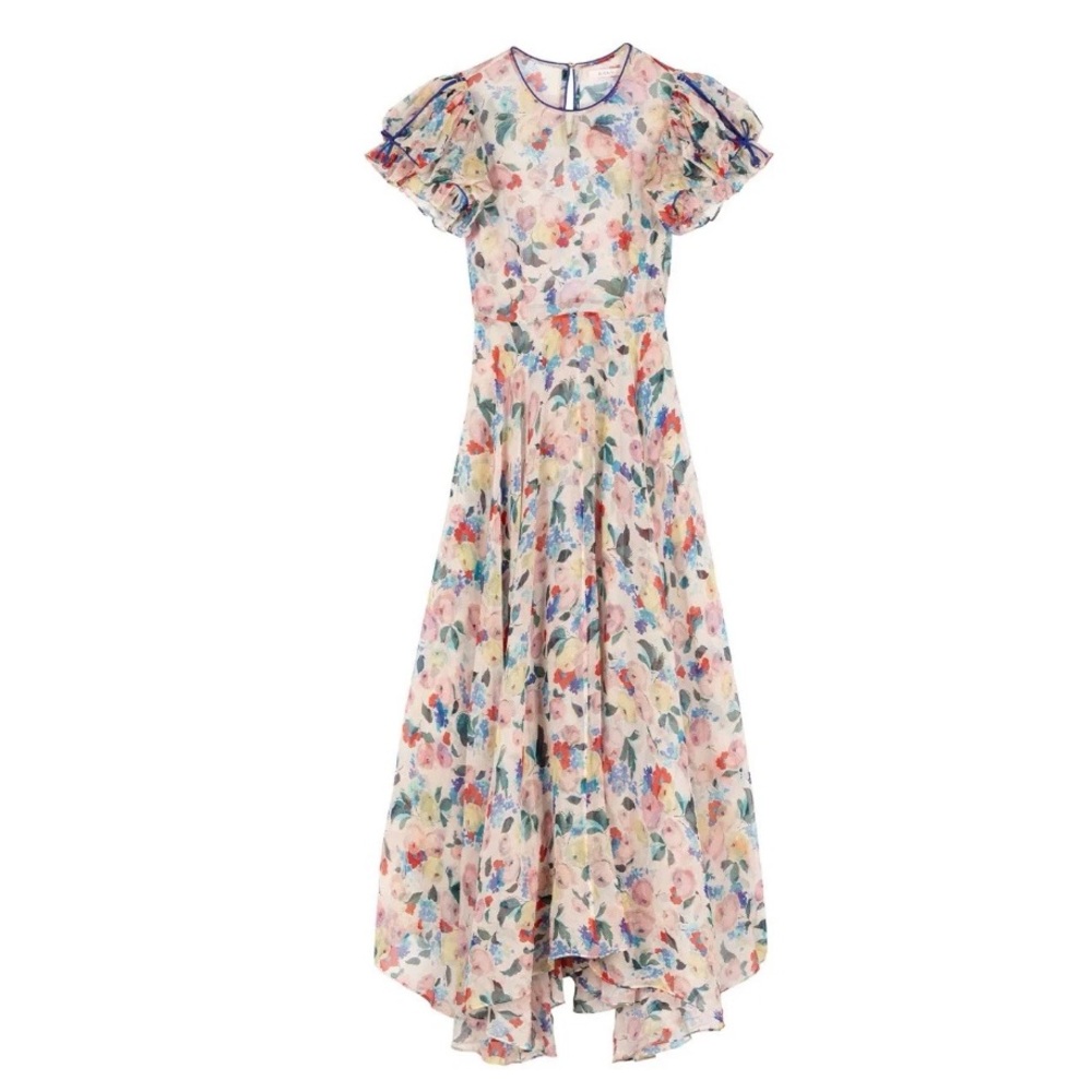 Doen Floret Silk Dress